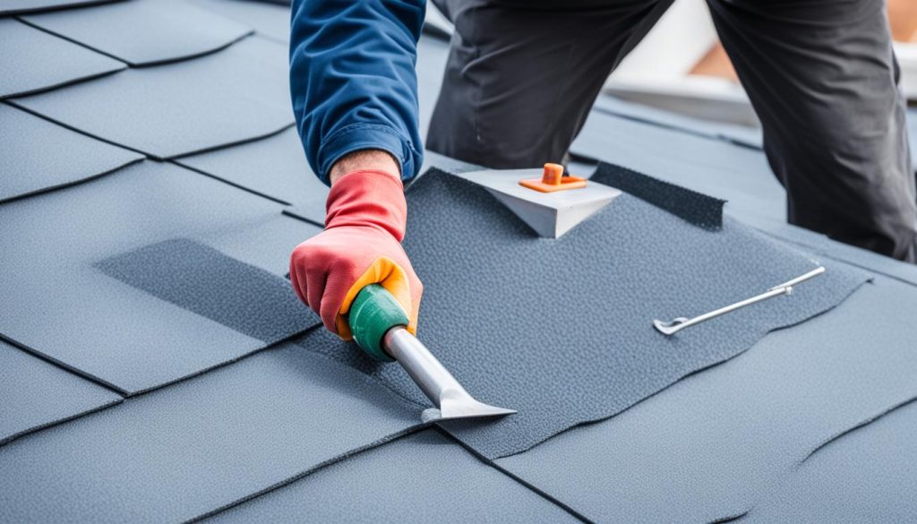 Keramische dakpannen installatie